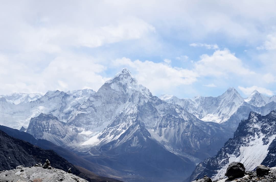 Snow-capped mountains